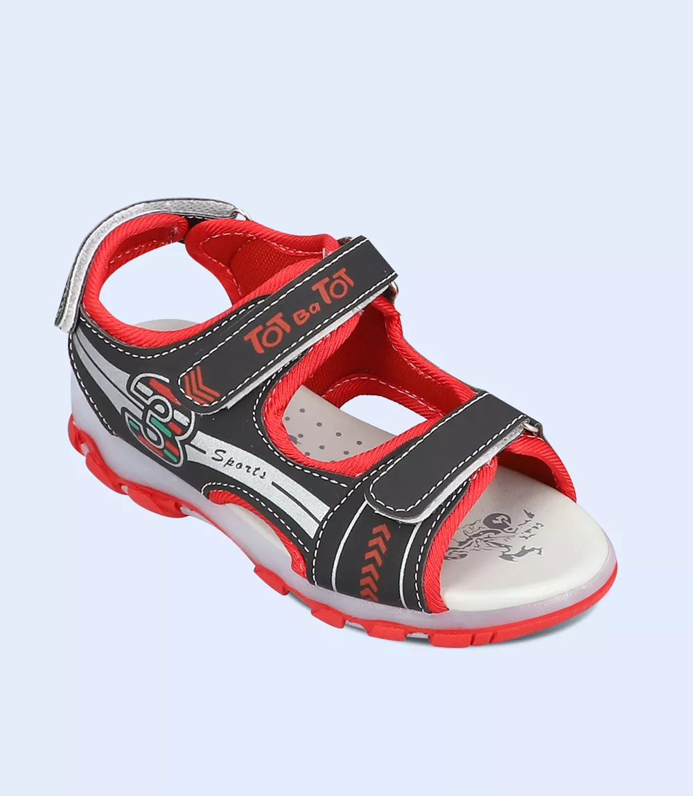 KB0155-RED-Boys sandal