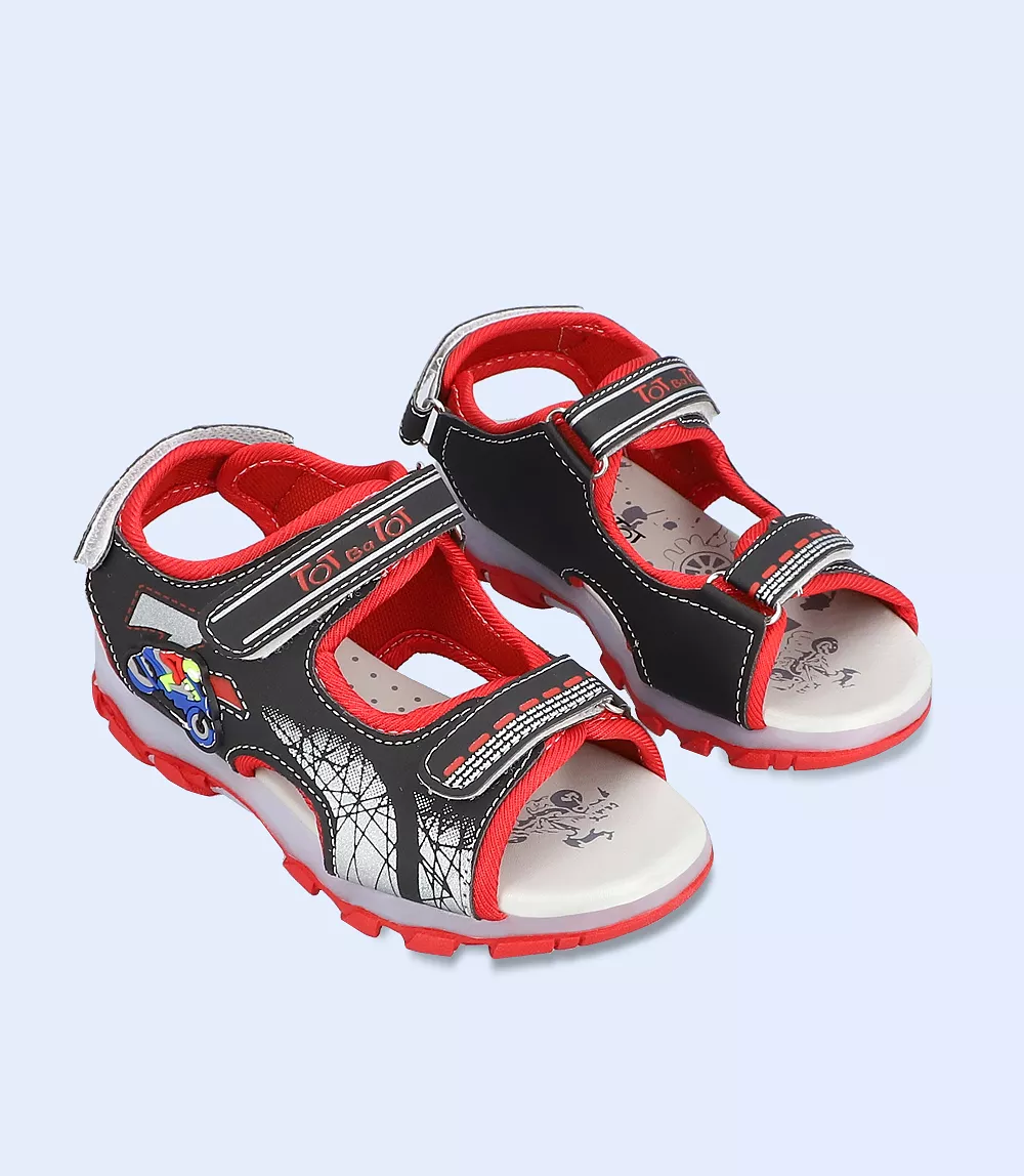 KB0156-RED-Boys Sandal