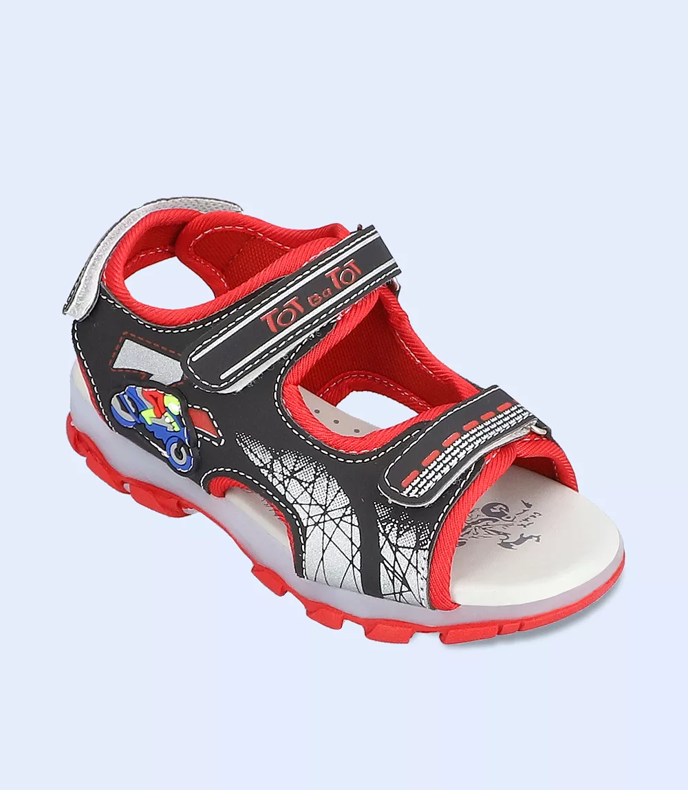 KB0156-RED-Boys Sandal