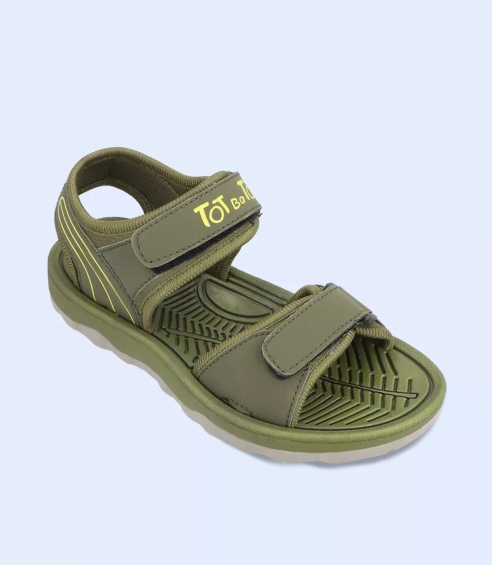 KB0158-GREEN-Boys Sandal