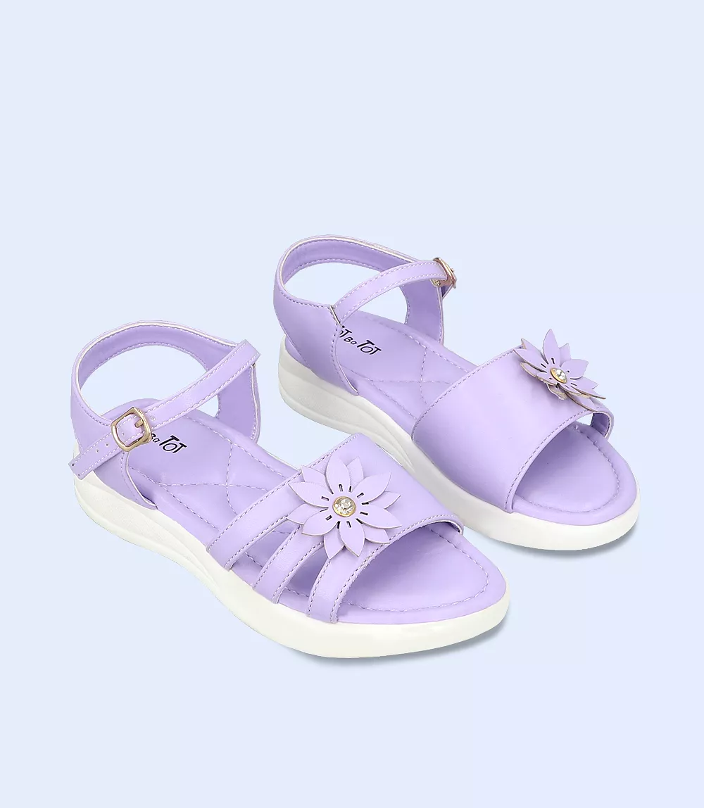 KG0101-LILAC-Girls Casual Sandal