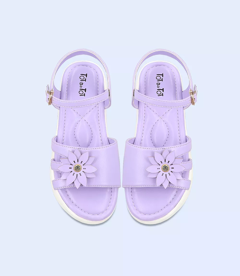 KG0101-LILAC-Girls Casual Sandal