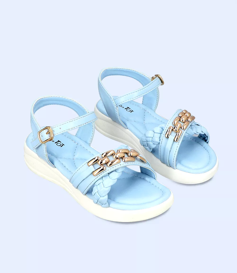 KG0104-ICE BLUE-Girls Casual Sandal