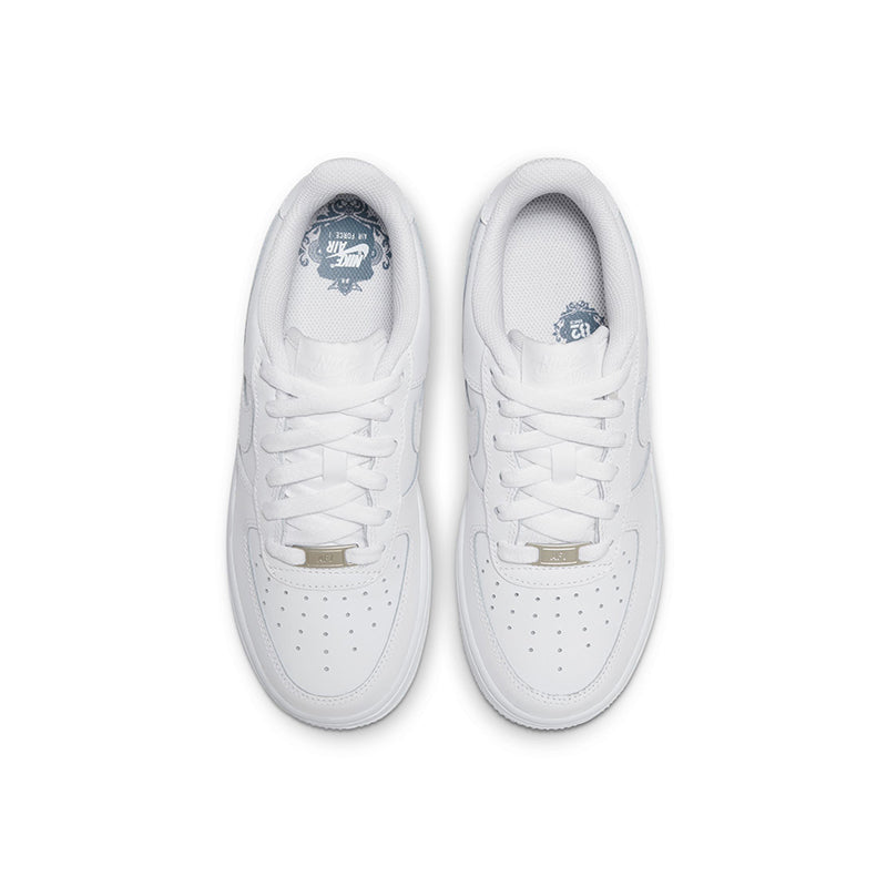 Kid's Grade School Air Force 1 White/White/White