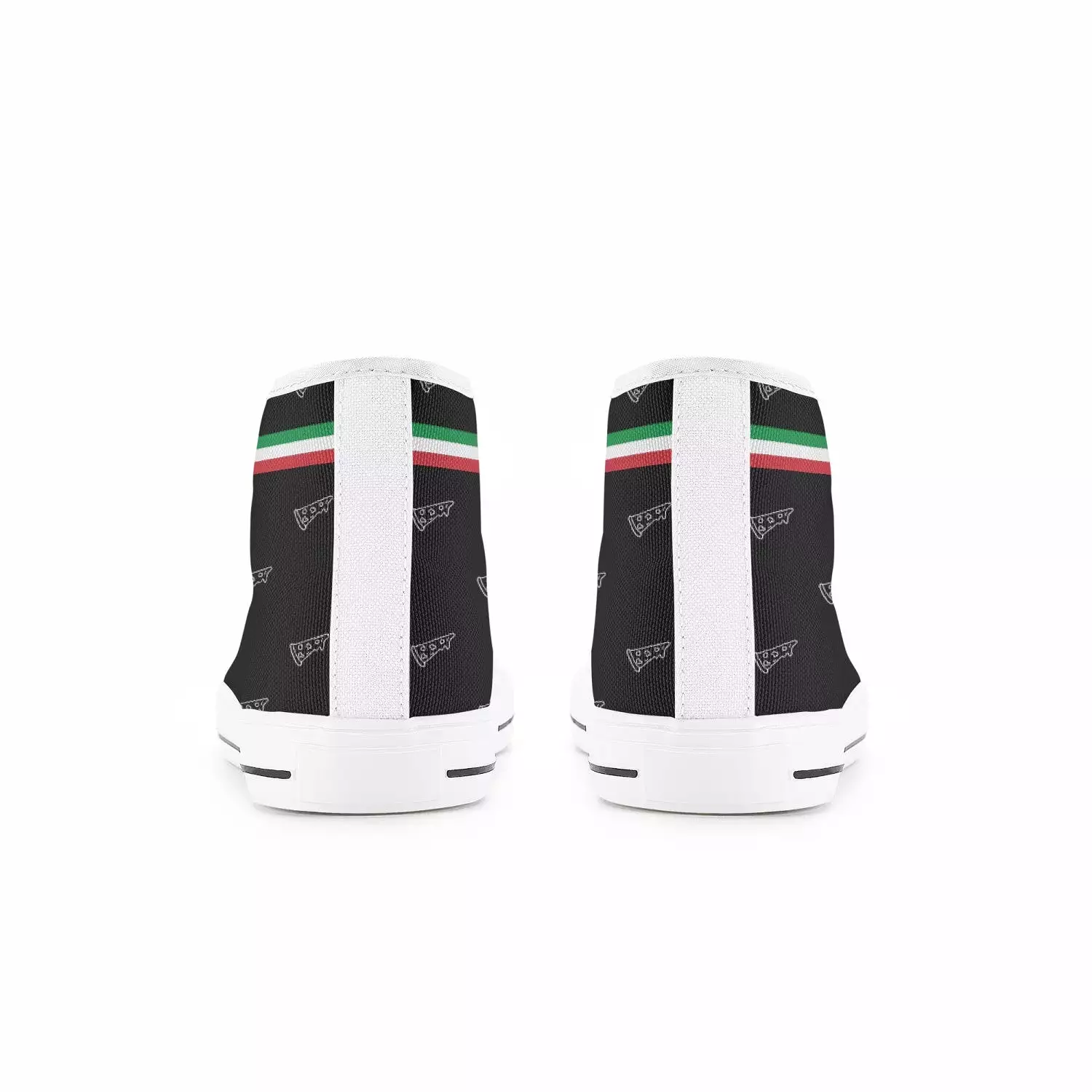 Kid’s High-Top Shoes Pizza pattern