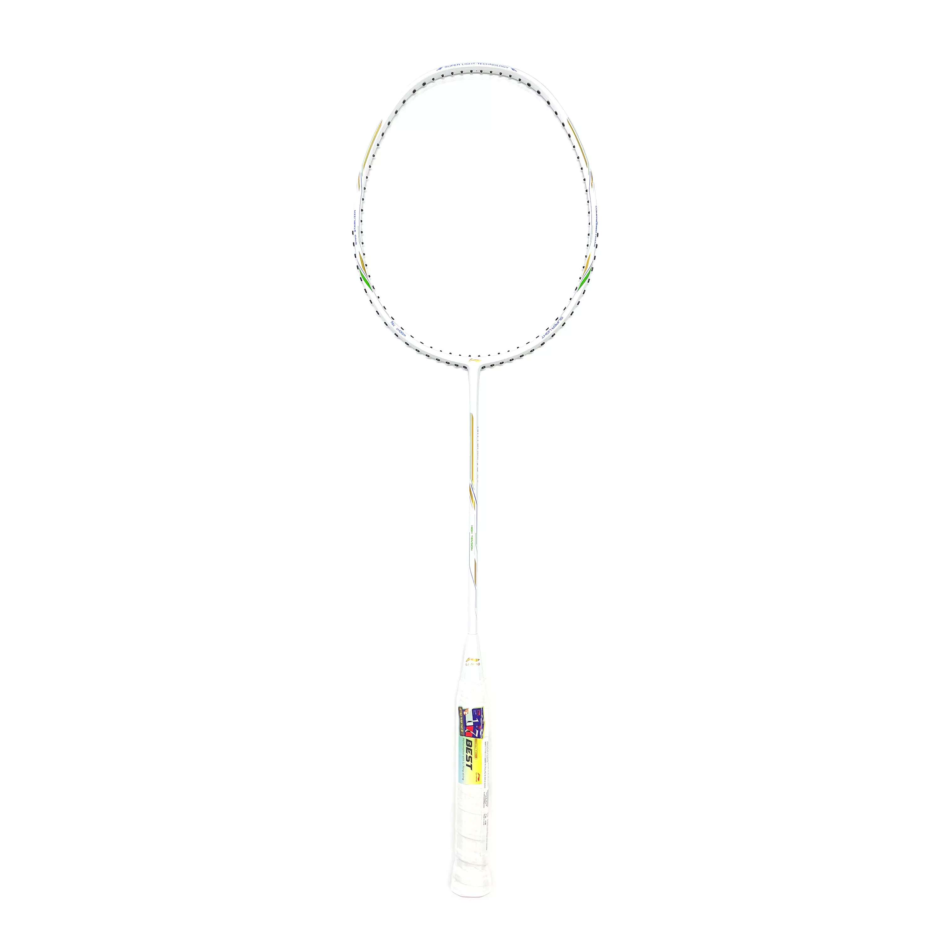 Li-Ning Air Force 78 G2 Flexible shaft Lightweight Badminton Racquet White 5U(79g)G6