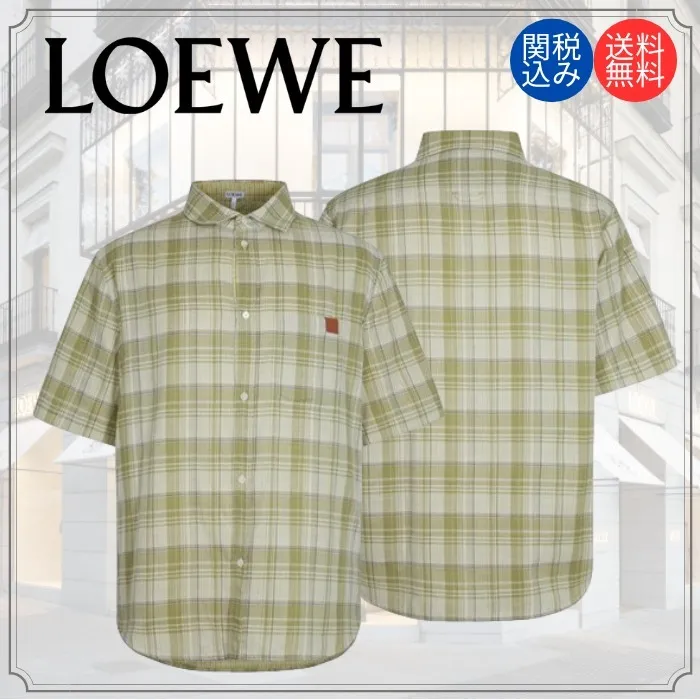 LOEWE  |Short Sleeves Luxury Shirts