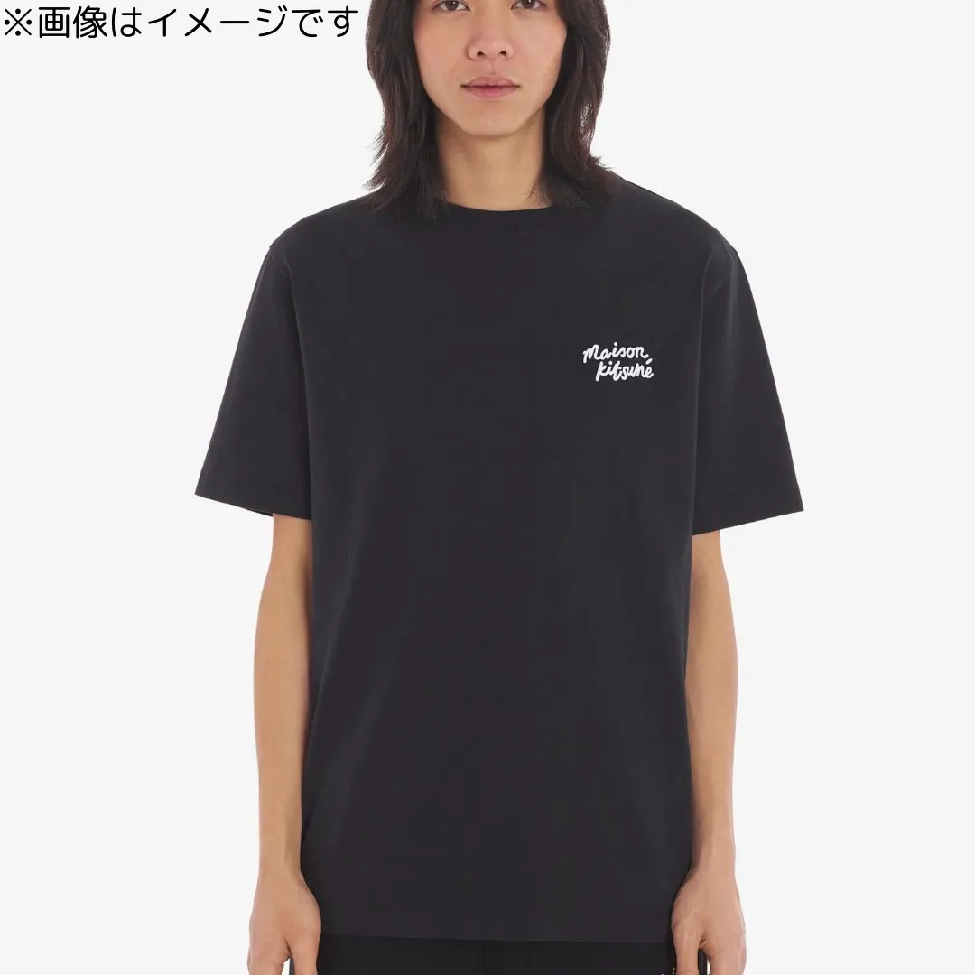 MAISON KITSUNE  |Plain Cotton Short Sleeves Designers T-Shirts