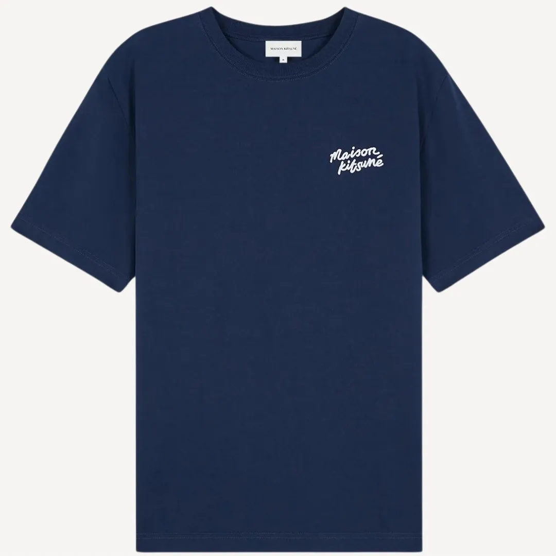 MAISON KITSUNE  |Plain Cotton Short Sleeves Designers T-Shirts