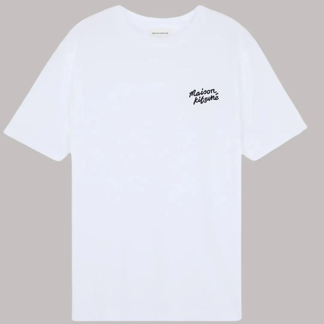 MAISON KITSUNE  |Plain Cotton Short Sleeves Designers T-Shirts