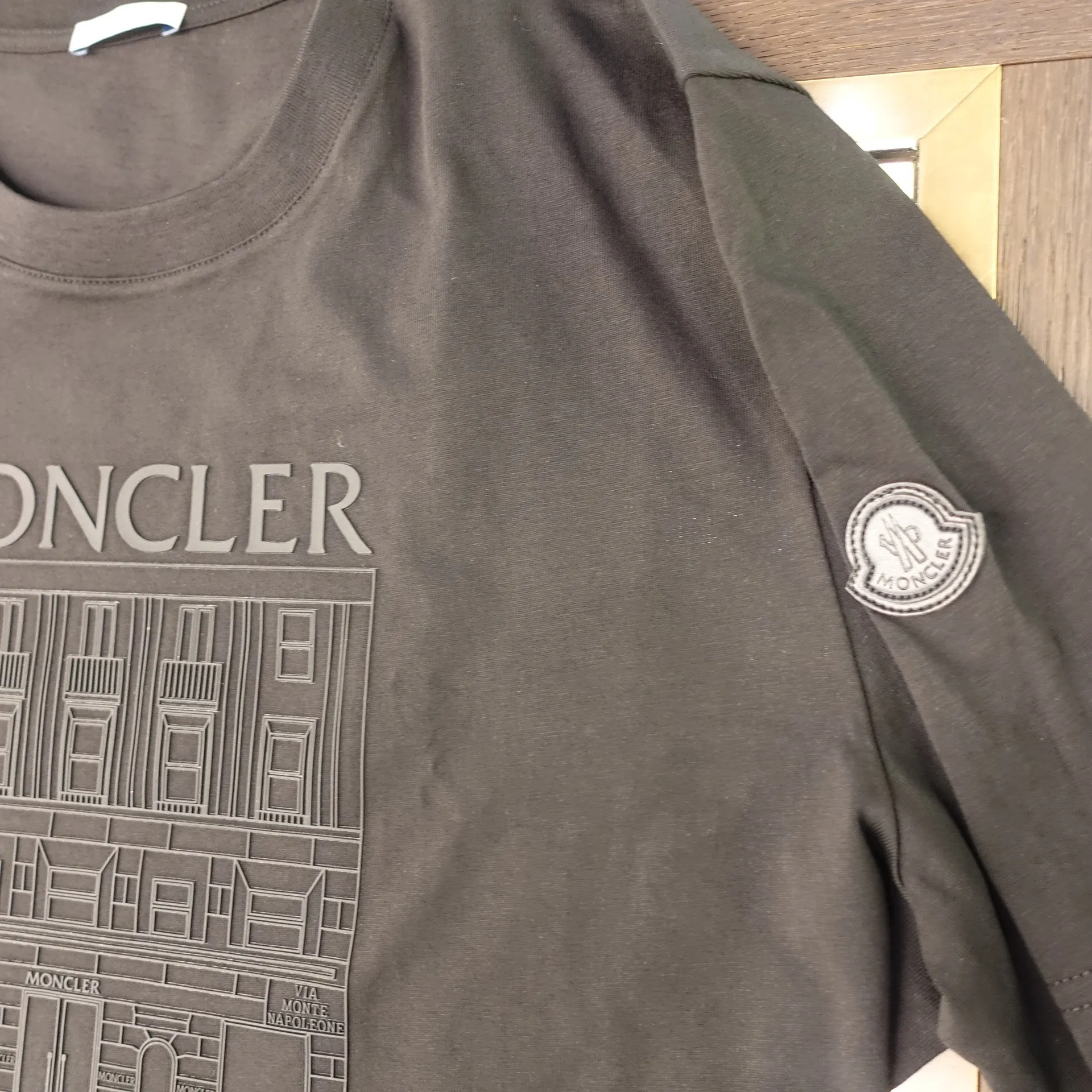 MONCLER  |Embossed Motif T-Shirt