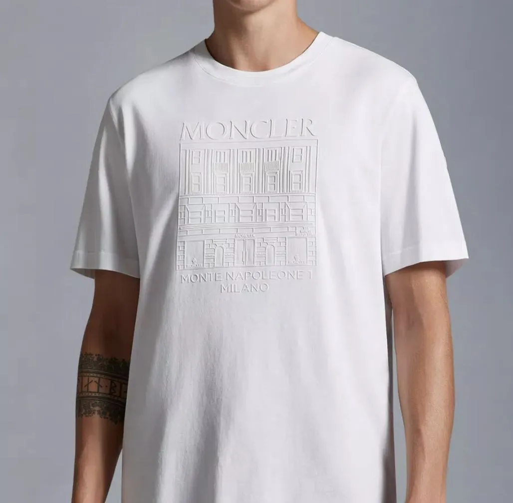 MONCLER  |Embossed Motif T-Shirt