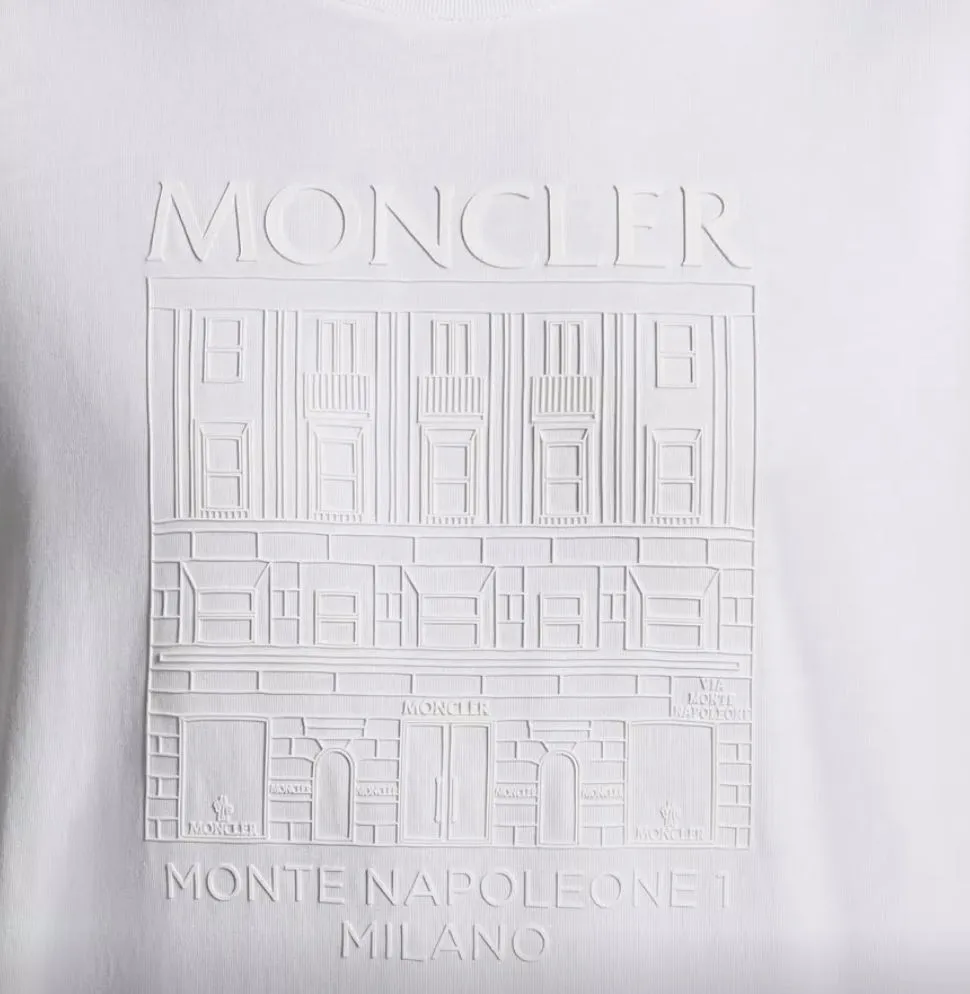 MONCLER  |Embossed Motif T-Shirt