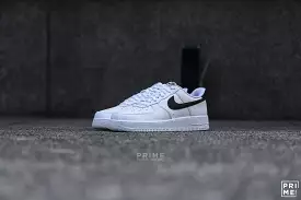 NIKE    Air Force 1 07 White Black Pebbled Leather (CT2302 100)