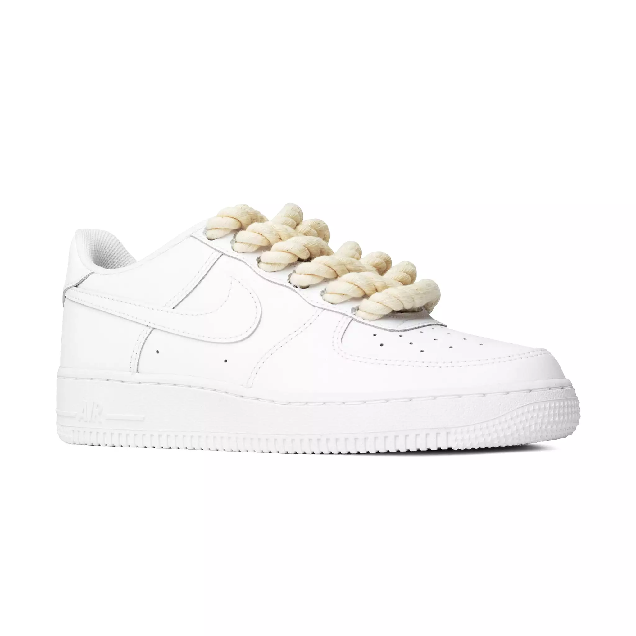 Nike Air Force 1 Low Rope Lace White Cream (GS)