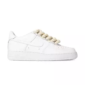 Nike Air Force 1 Low Rope Lace White Cream (GS)