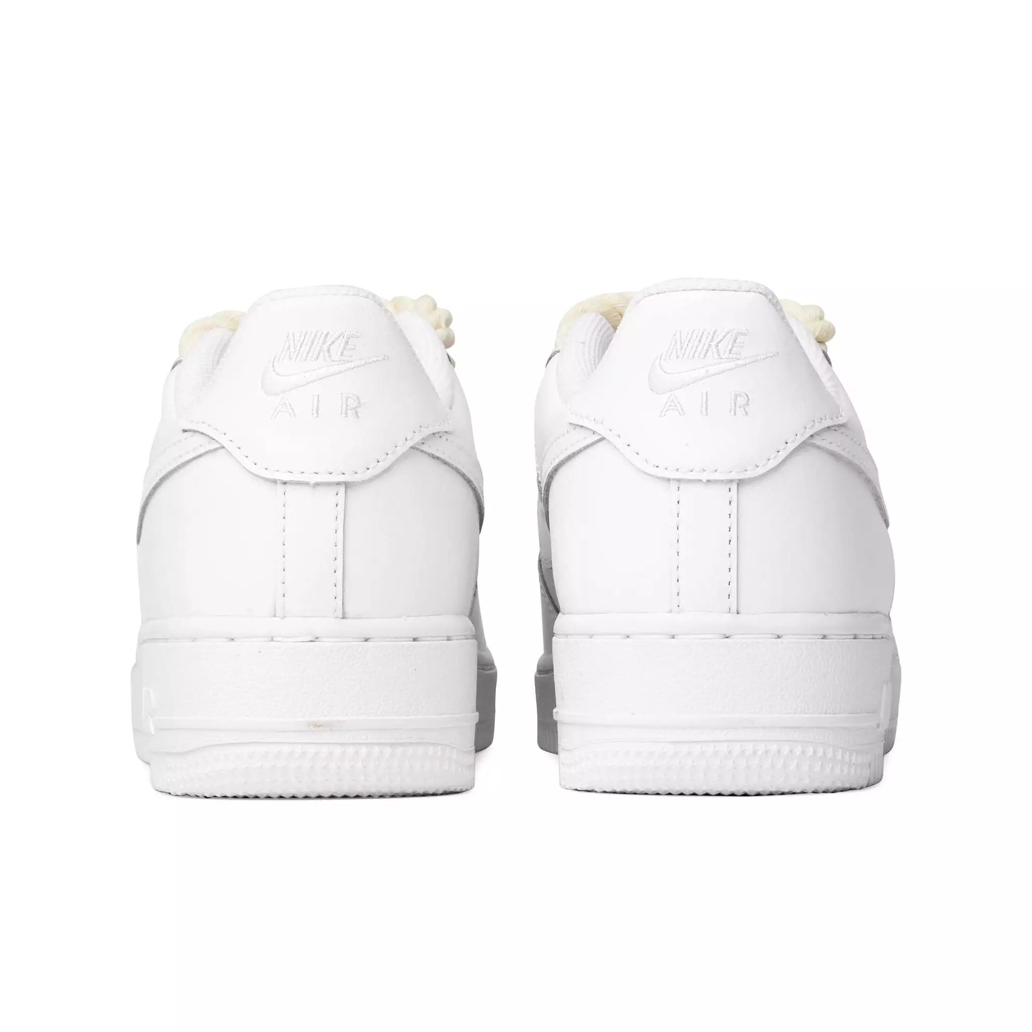 Nike Air Force 1 Low Rope Lace White Cream (GS)