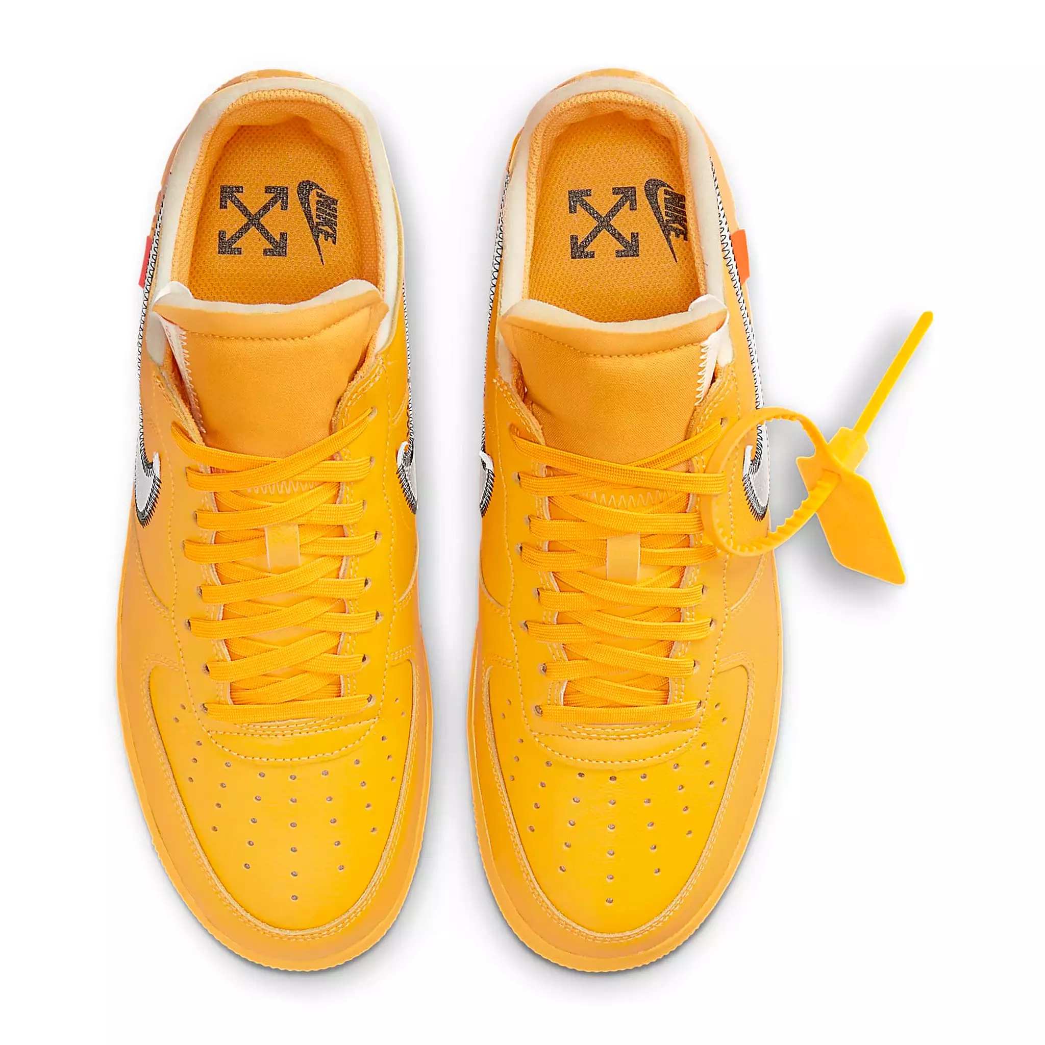 Nike x Off White Air Force 1 Low ICA University Gold