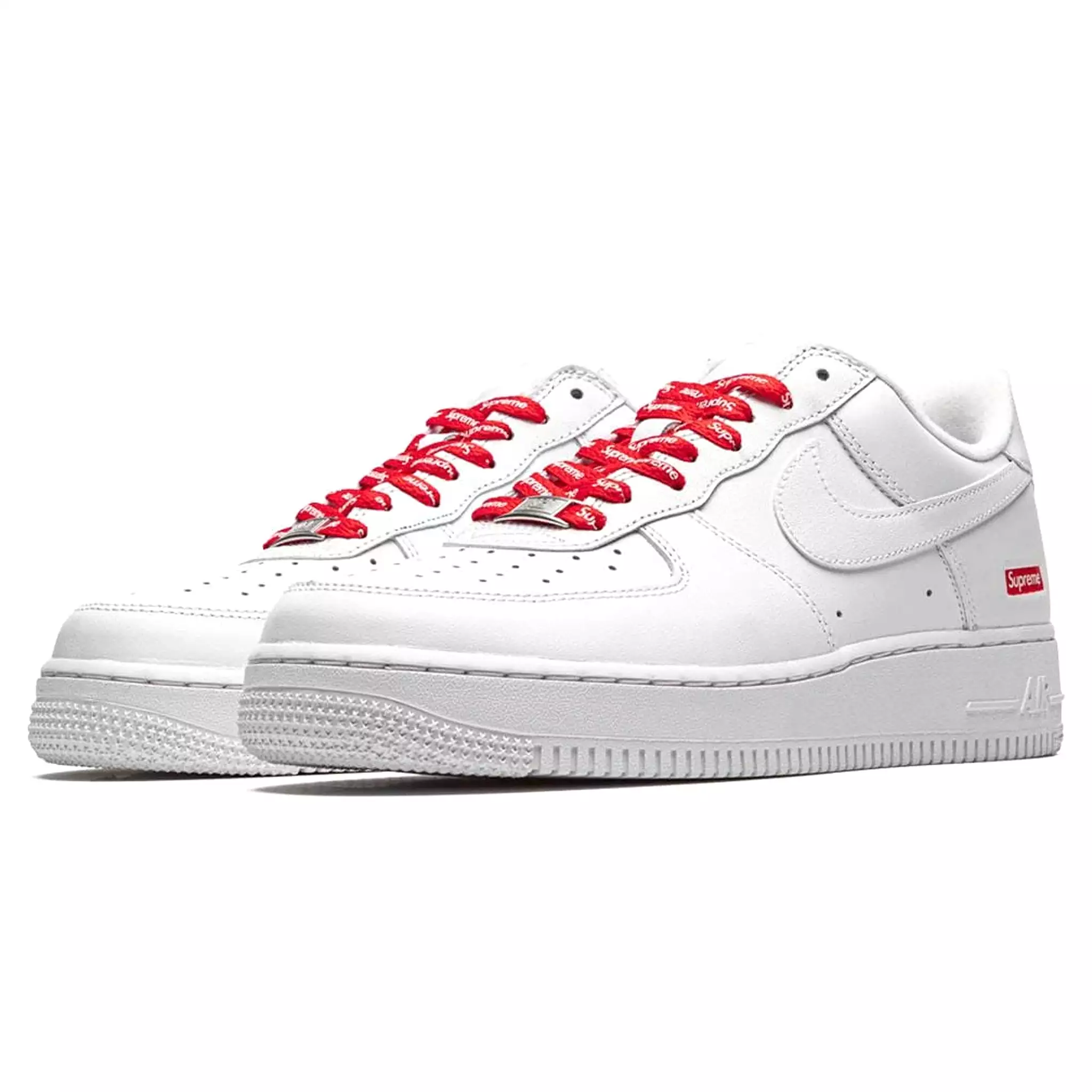 Nike x Supreme Air Force 1 Low White Box Logo