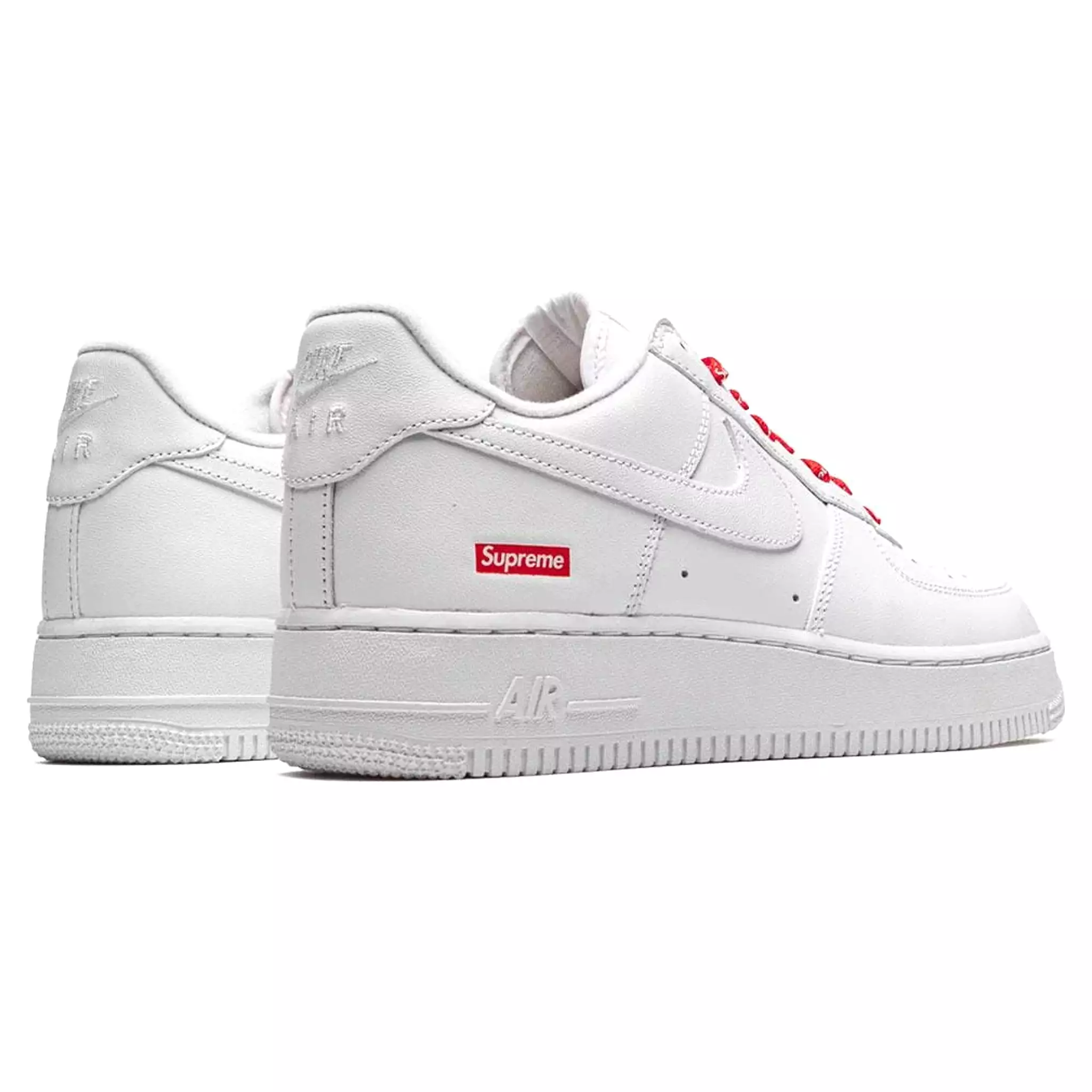 Nike x Supreme Air Force 1 Low White Box Logo