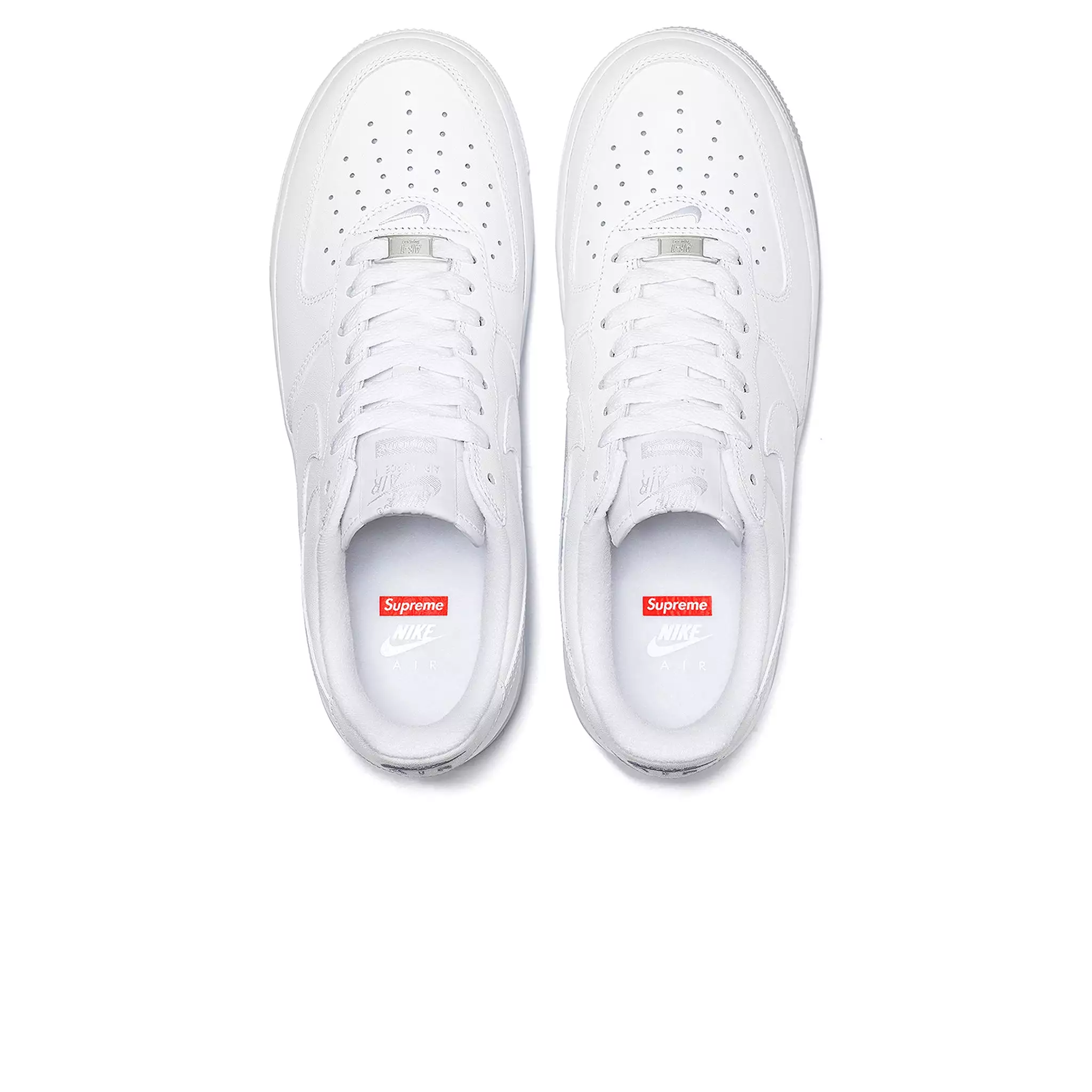 Nike x Supreme Air Force 1 Low White Box Logo