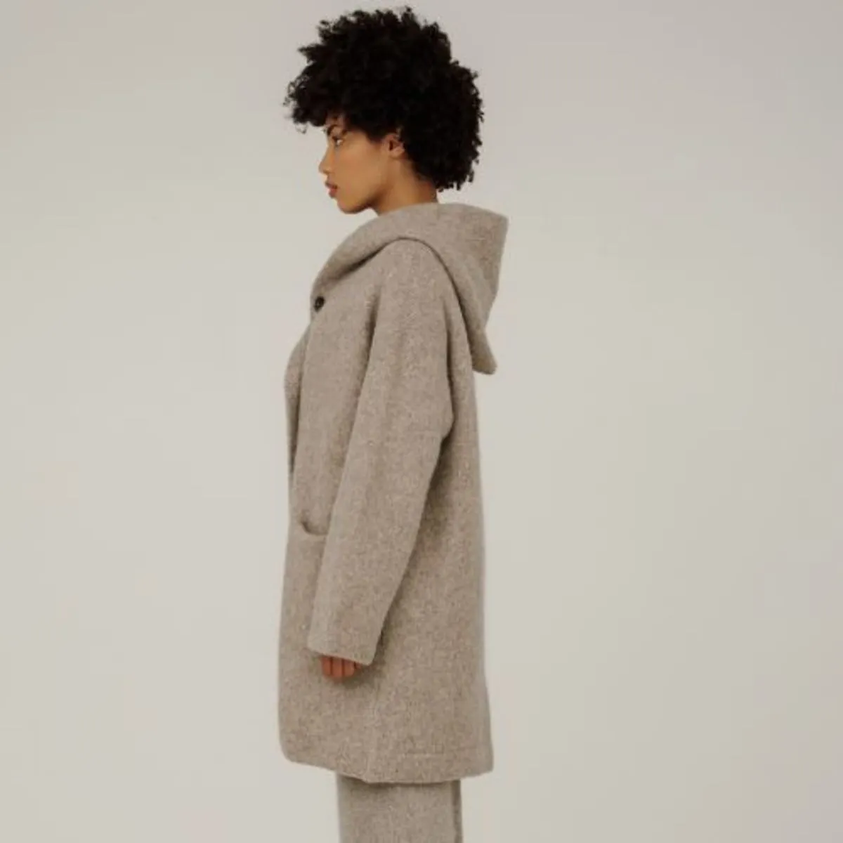 Nook Alpaca Coat - Fawn