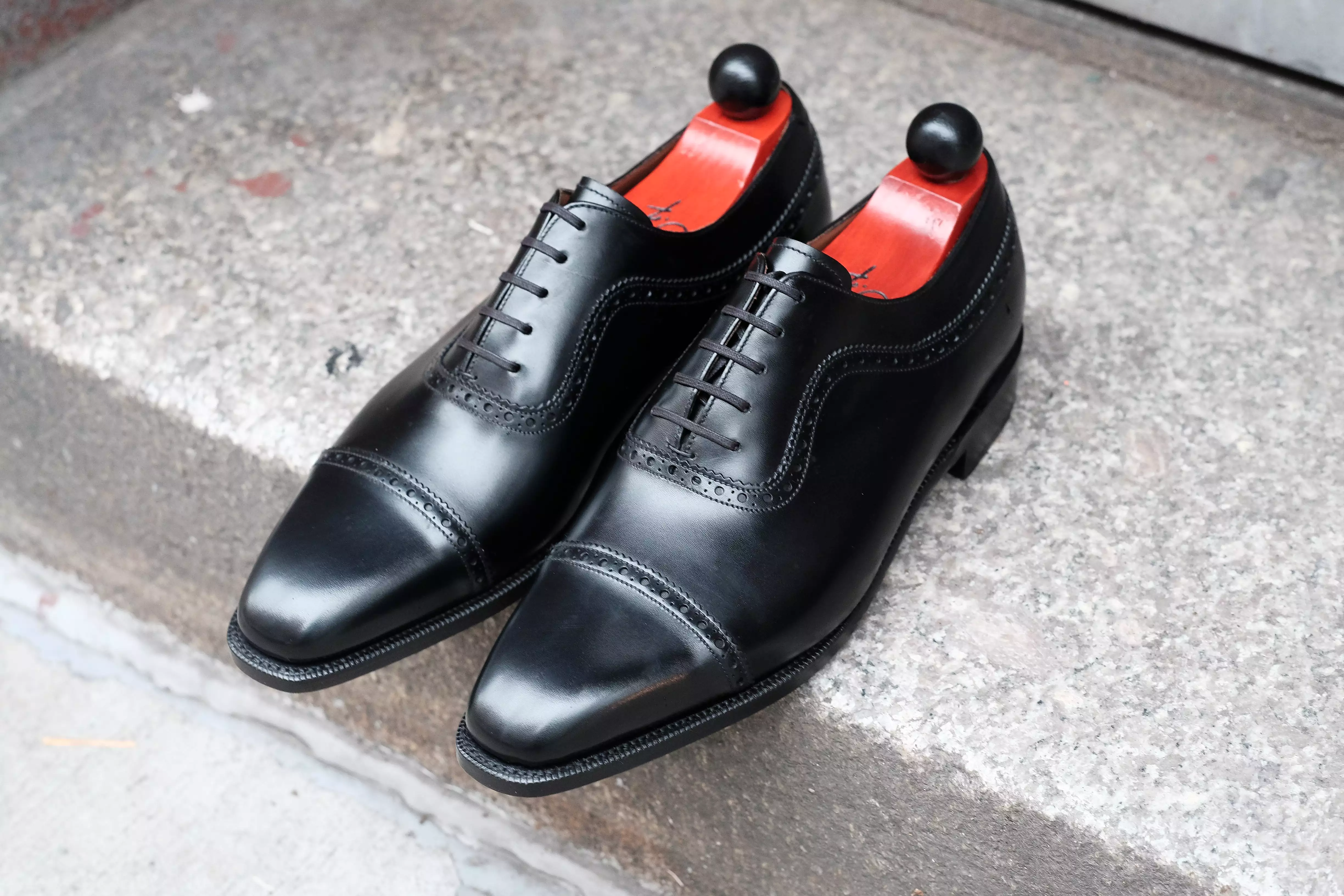 Palacio - Black Calf - MTO - LPB Last - Single Leather Sole