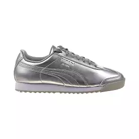 Puma Roma Patent Anodized Big Kids' Shoes Puma Silver-White