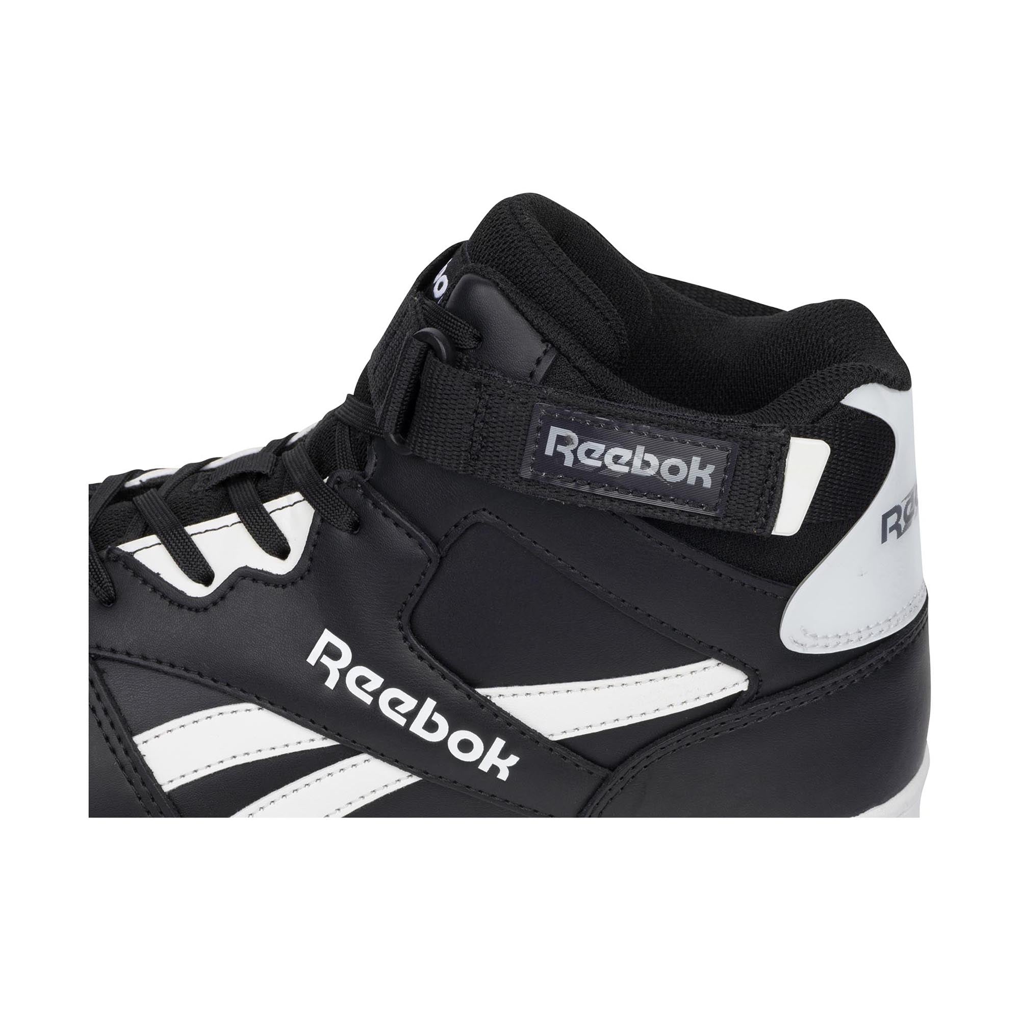 Reebok Work BB4500 High Top Composite Toe Black White Holographic