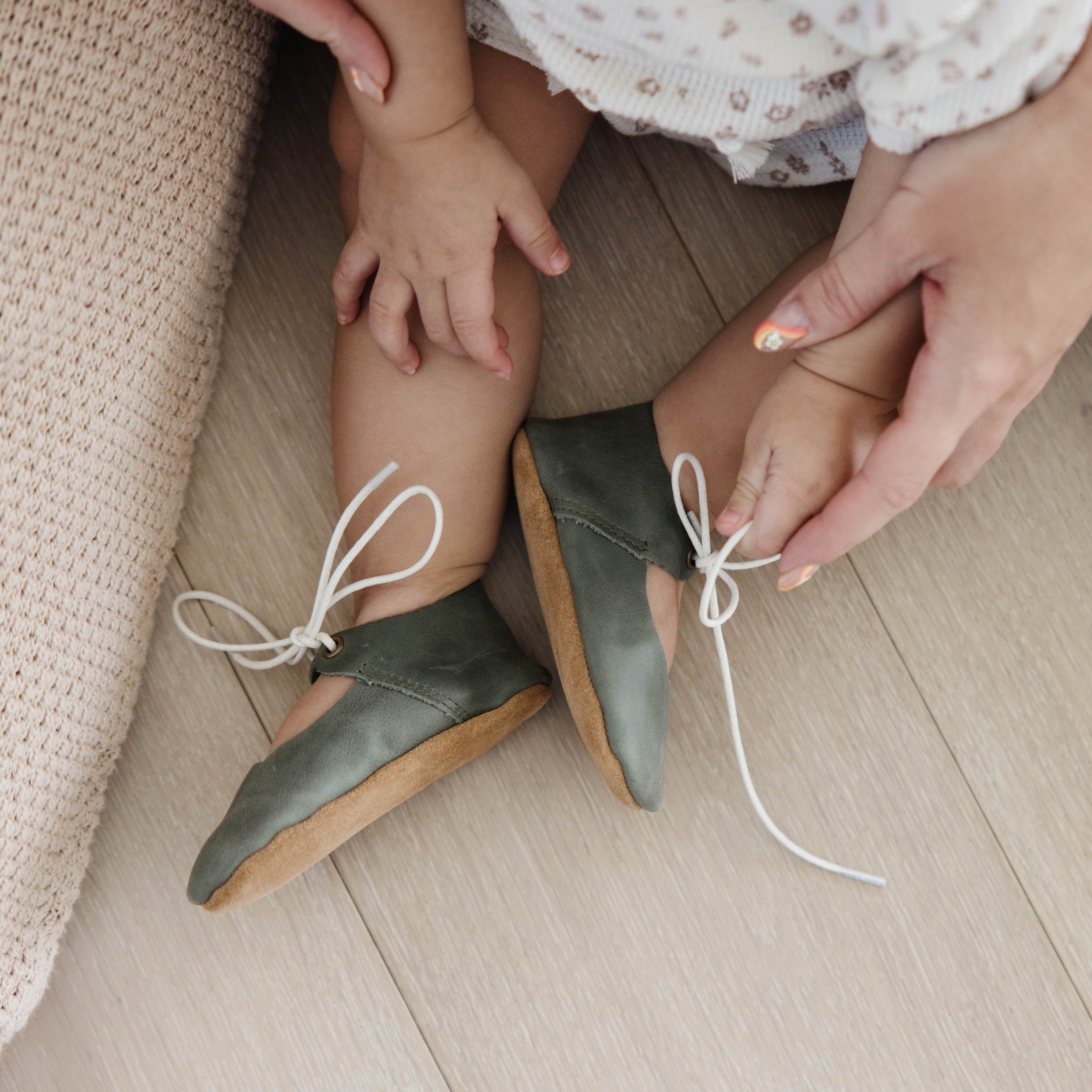 Sage - Lace-Up Mary Jane - Soft Sole