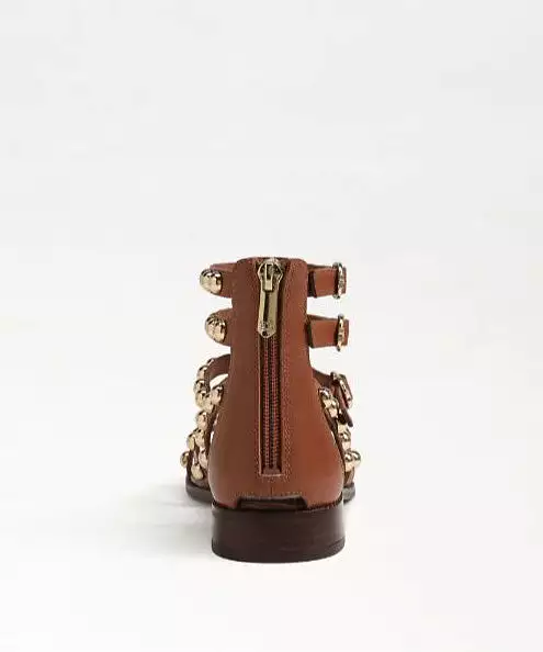 Sam Edelman Estella Studded Gladiator Sandal - Rich Cognac