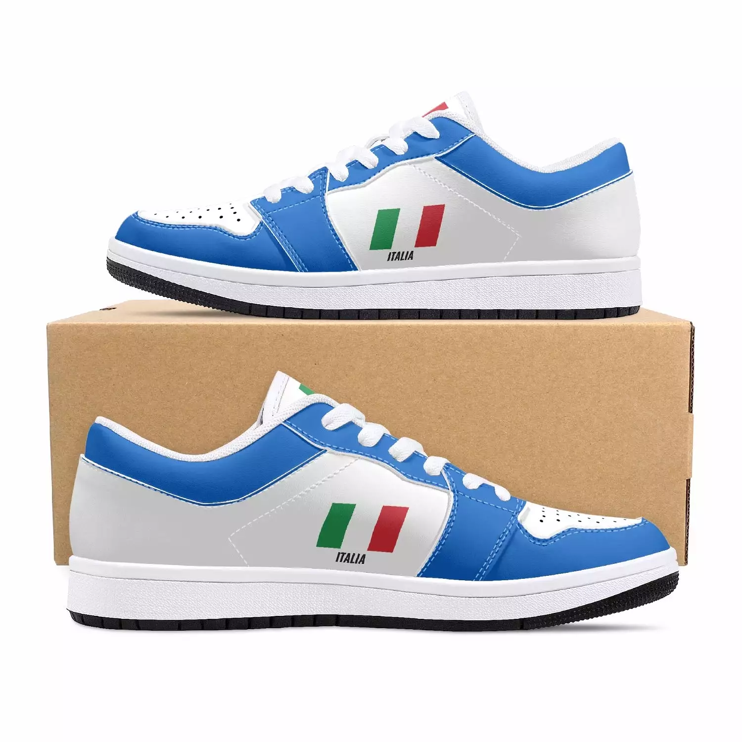 Shoes Sneakers Italia - White/Azure