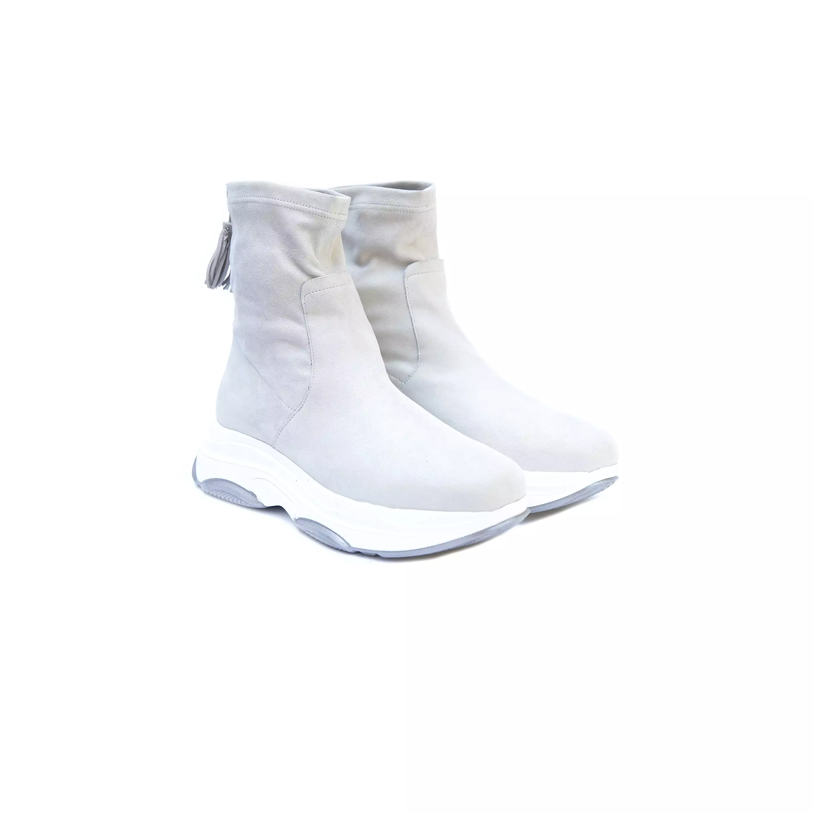 Sock High-top Sneakers Chalk White