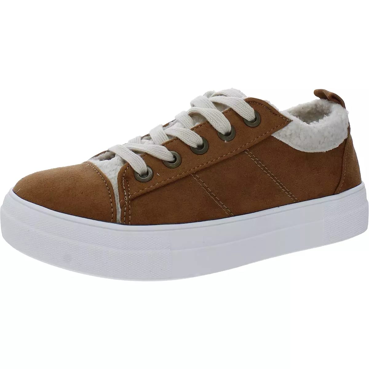 Soda Womens Endear-G Faux Suede Low Top Casual And Fashion Sneakers