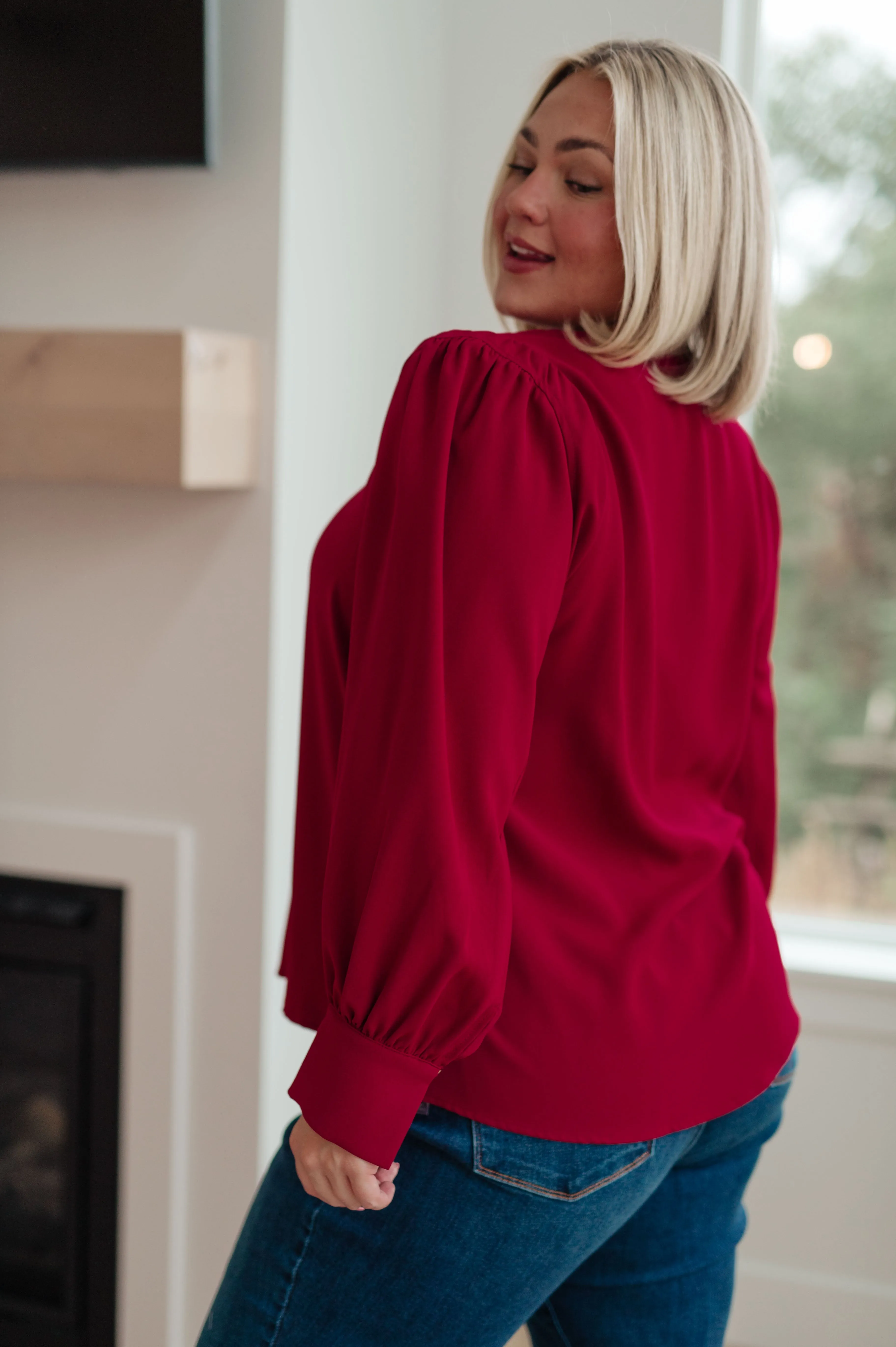 Suzanne V-Neck Blouse