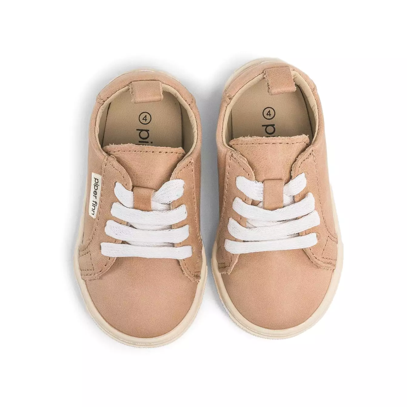 Tan Waxed - Low Top Sneakers