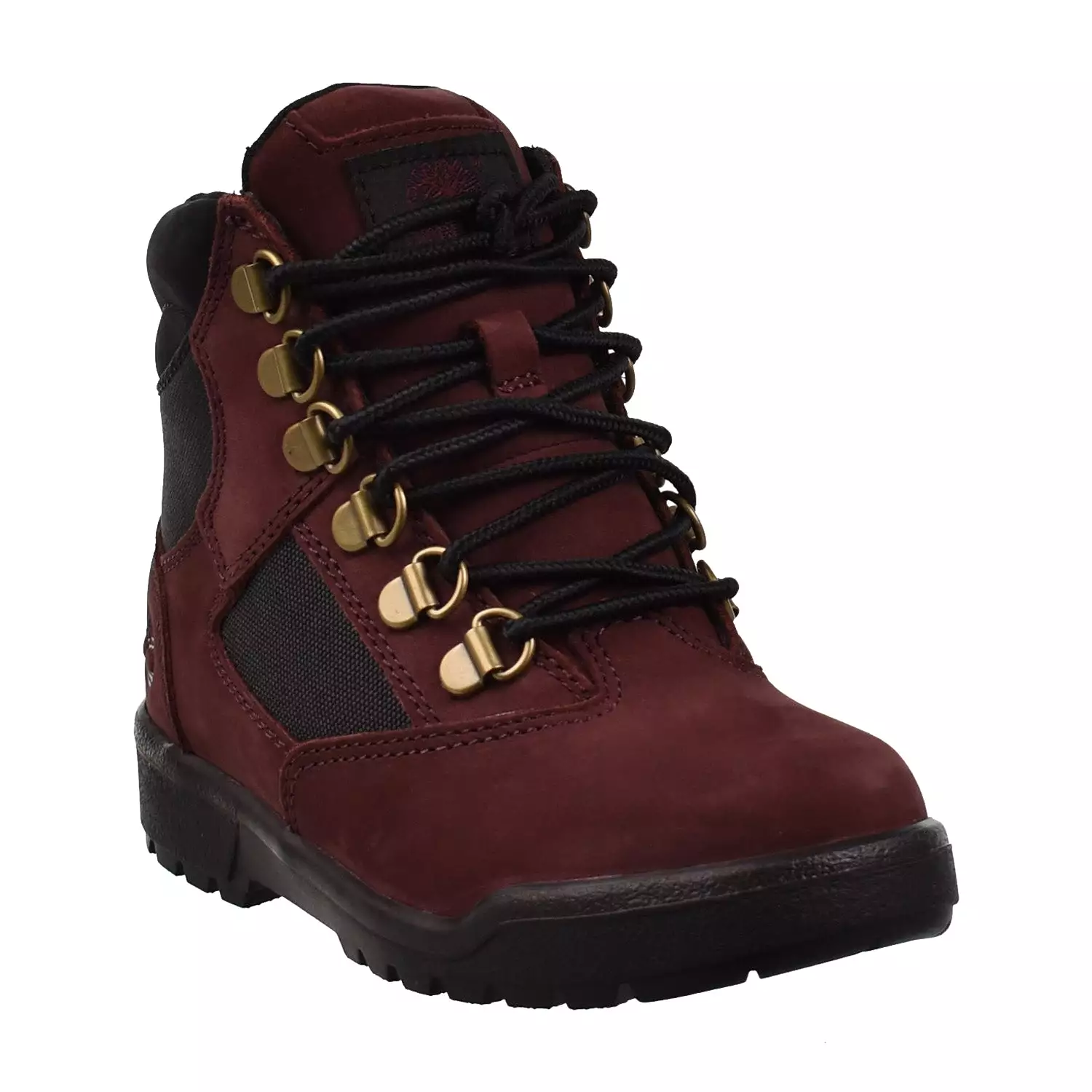 Timberland 6 Inch Little Kids' Field Boot Burgundy