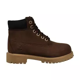 Timberland 6 Inch Premium Little Kids' Boot Dark Brown