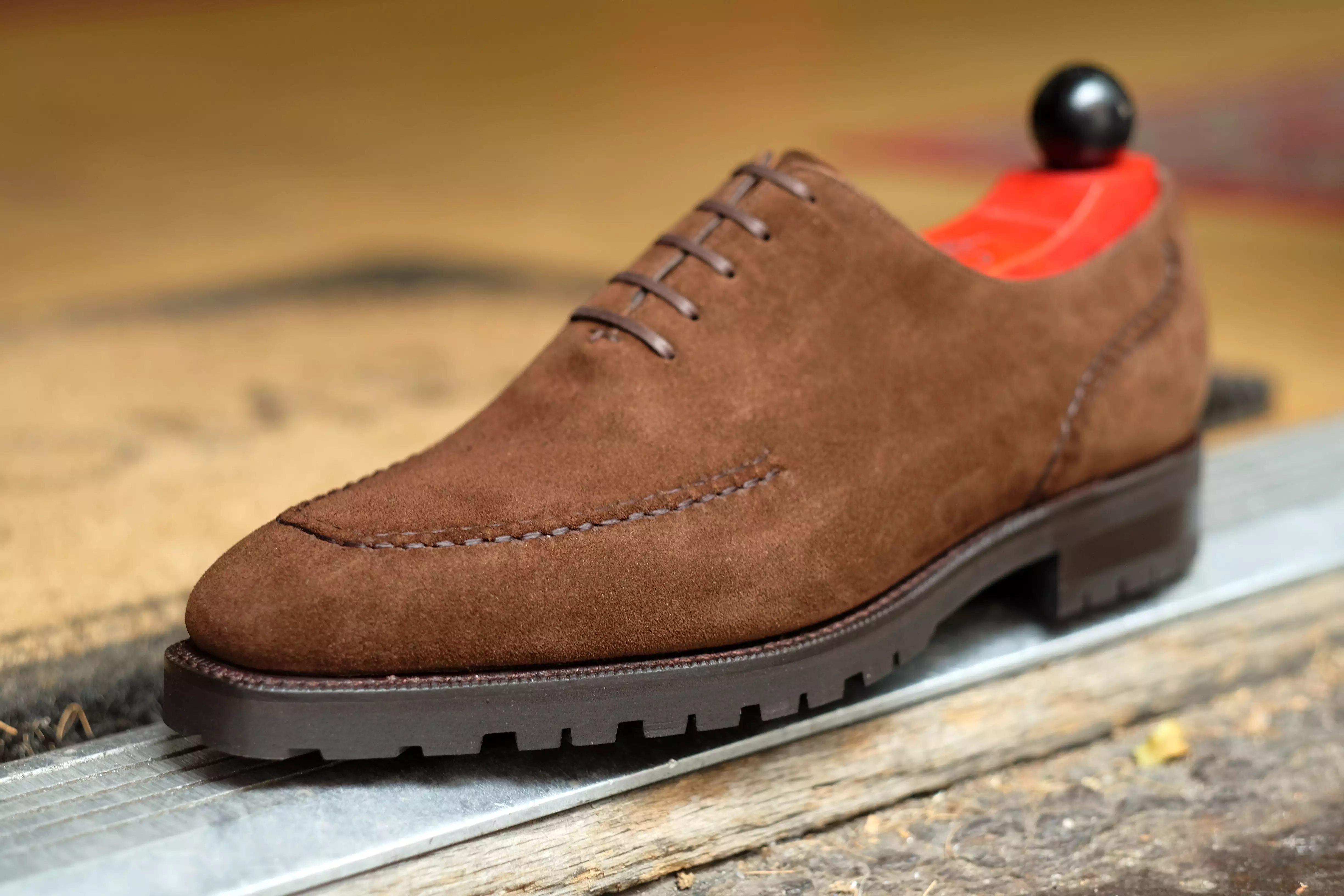 Whittier - Dark Brown Suede