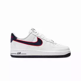 WMN'S AIR FORCE 1 '07 'WHITE/OBSIDIAN-UNIVERSITY RED-WOLF GREY'