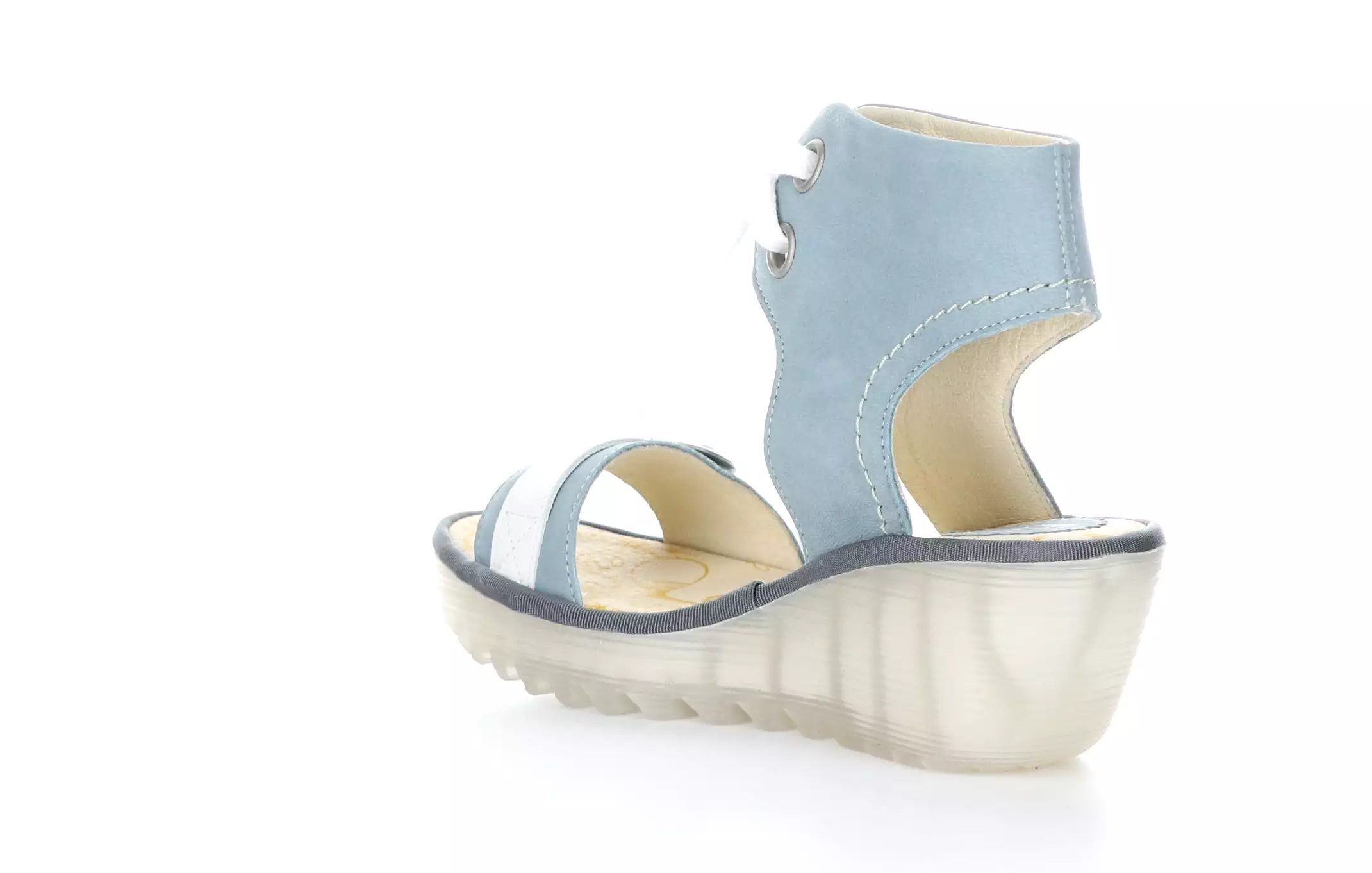 YAJE301FLY Pale Blue/Offwhite Ankle Strap Sandals